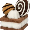 Intratuin kerstfiguur Bolo ijs sandwich bruin 8 x 8 x 11 cm