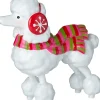 Intratuin kerstfiguur Donn poedel met kerstpak 17,2 x 6,2 x 16 cm