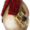 Intratuin kerstfiguur Elian rendier staand cadeau bruin 6,7 x 6,5 x 20,4 cm