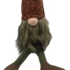 Intratuin kerstfiguur gnoom groen / bruin 14 x 14 x 60 cm