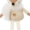 Intratuin kerstfiguur hert zittend beige 13 x 9 x 37 cm