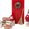 Intratuin kerstfiguur Hobb kabouter set trap 7,5 x 2 x 15 cm