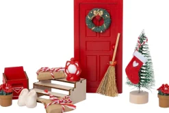 Intratuin kerstfiguur Hobb kabouter set trap 7,5 x 2 x 15 cm
