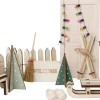 Intratuin kerstfiguur Hobb kabouter set slee 7,5 x 1,6 x 15 cm