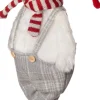 Intratuin kerstfiguur ijsbeer wit / grijs 17 x 15 x 67 cm