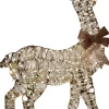 Intratuin kerstfiguur Iris rendier goud met verlichting 65 x 10 x 103 cm