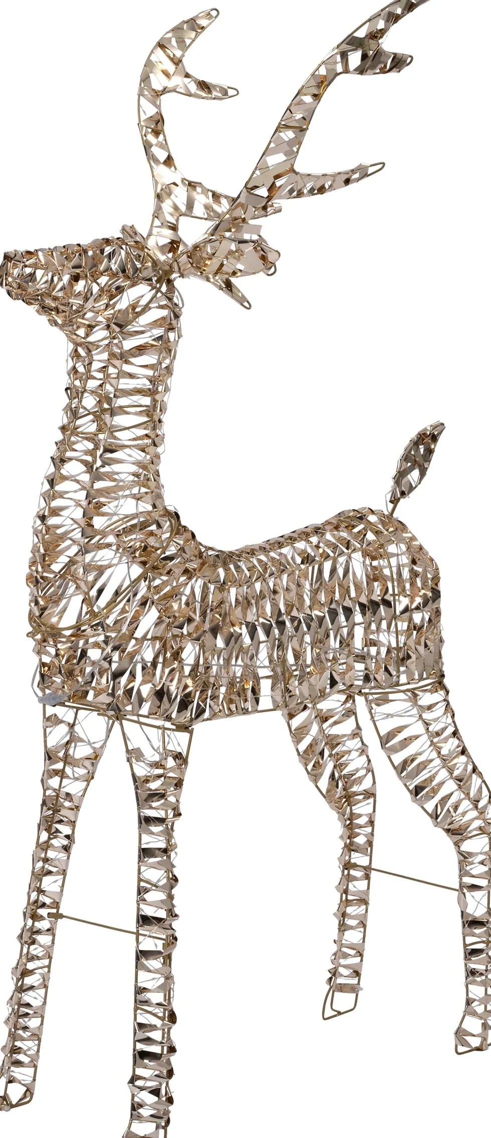 Intratuin kerstfiguur Iris rendier goud 60 x 23 x 100 cm