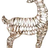 Intratuin kerstfiguur Iris rendier goud met verlichting 38 x 10 x 63 cm