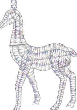 Intratuin kerstfiguur Iris rendier met verlichting 72 x 10 x 100 cm