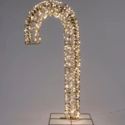 Intratuin kerstfiguur Iris zuurstok goud 35 x 9 x 75 cm
