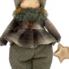 Intratuin kerstfiguur Jolien kind met broek groen / bruin 27 x 21 x 42 cm