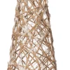 Intratuin kerstfiguur kerstboom met 10 LED lampjes warm wit D 16 H 60 cm