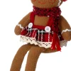 Intratuin kerstfiguur Laya peperkoekvrouw bruin 15 x 6 x 36 cm