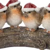 Intratuin kerstfiguur Lora vogels op tak bruin 17,5 x 8 x 9 cm