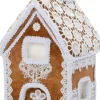 Intratuin kerstfiguur Maglia huisje bruin 14 x 13 x 24 cm
