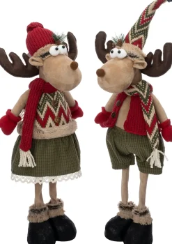 Intratuin kerstfiguur Miro eland broek 24 x 17 x 69 cm