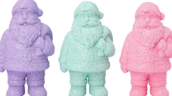 Intratuin kerstfiguur Nestor kerstman roze D 13 H 25 cm