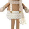 Intratuin kerstfiguur Nilo gemberkoekpop hoed bungelbeen beige 22 x 11 x 62 cm