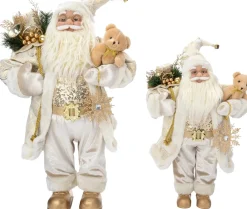 Intratuin kerstfiguur Nimrod kerstman goud 23 x 18 x 45 cm