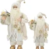 Intratuin kerstfiguur Nimrod kerstman beige 28 x 20 x 60 cm