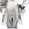 Intratuin kerstfiguur Nimrod kerstman zilver 28 x 20 x 60 cm