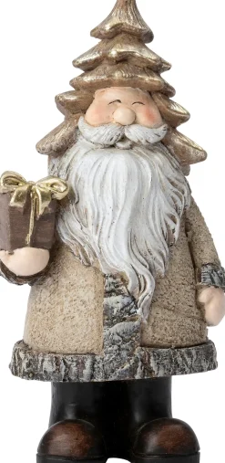Intratuin kerstfiguur Noeli kerstman cadeau 7 x 5,5 x 14 cm