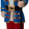 Intratuin kerstfiguur notenkraker blauw / rood 29 x 23 x 109 cm