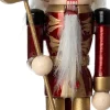 Intratuin kerstfiguur notenkraker bijl beige / goud 4,5 x 4 x 15 cm