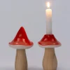 Intratuin kerstfiguur paddenstoel rood / wit D 7 H 4,5cm