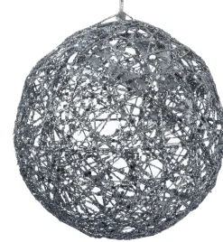 Intratuin kerstfiguur Pallo bal roze met verlichting D 15 H 15 cm