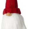 Intratuin kerstfiguur Pango gnoom rood / wit 11 x 11 x 41 cm