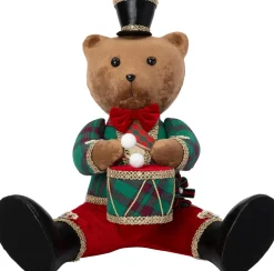 Intratuin kerstfiguur Paul beer trommel 44 x 35 x 43 cm