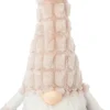 Intratuin kerstfiguur Pimbol gnoom beige / wit 25 x 17 x 45 cm