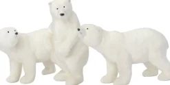 Intratuin kerstfiguur Polar ijsbeer wit 28 x 10,5 x 18,5 cm