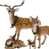Intratuin kerstfiguur Poro rendier bruin 29 x 13 x 32 cm