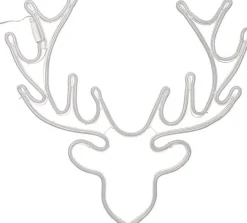 Intratuin kerstfiguur rendier met 384 LED lampjes warm wit 53 x 2 x 56 cm