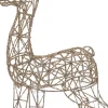 Intratuin kerstfiguur rendier Jay goud met verlichting 70 x 24 x 145 cm