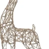 Intratuin kerstfiguur rendier Jay goud met verlichting 62 x 25 x 160 cm