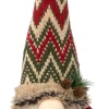 Intratuin kerstfiguur Ruvo gnoom kerstman rood / bruin 18 x 9 x 38 cm