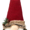 Intratuin kerstfiguur Ruvo gnoom kerstvrouw rood / bruin 18 x 9 x 38 cm