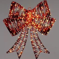 Intratuin kerstfiguur strik met verlichting 53 x 10 x 65 cm