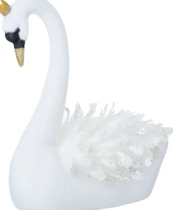 Intratuin kerstfiguur zwaan wit 58 x 35 x 60 cm