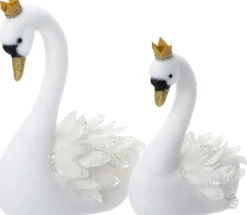 Intratuin kerstfiguur zwaar wit 35 x 17 x 31 cm