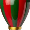 Intratuin kersthanger Aera luchtballon hond rood / groen met verlichting D 14,5 H 27,5 cm
