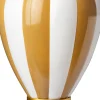 Intratuin kersthanger Aera luchtballon beer goud / wit met verlichting D 14,5 H 27,5 cm