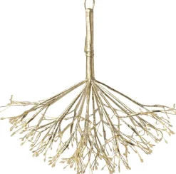 Intratuin kersthanger dandelion goud met verlichting D 35 H 35 cm