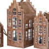 Intratuin kersthanger huisje bruin 5 x 5 x 11 cm