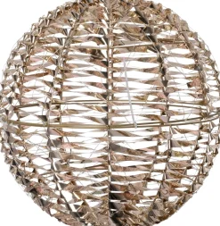 Intratuin kersthanger Iris bal goud met verlichting D 40 H 40 cm