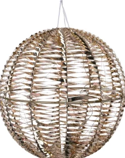 Intratuin kersthanger Iris bal goud met verlichting D 50 H 50 cm