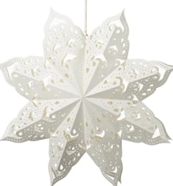 Intratuin kersthanger Molly sneeuwvlok wit met verlichting D 60 H 16 cm